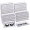 30-Pack Transparent Empty Eyelash Boxes for False Eyelashes, Lash Cases Empty Bulk Wholesale with Glitter Paper Card for Makeup Artists, Women (4.4 x 2 Inches, 0.55" Width)